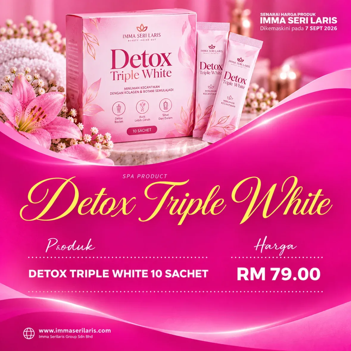 Detox Triple White 10 Sachet